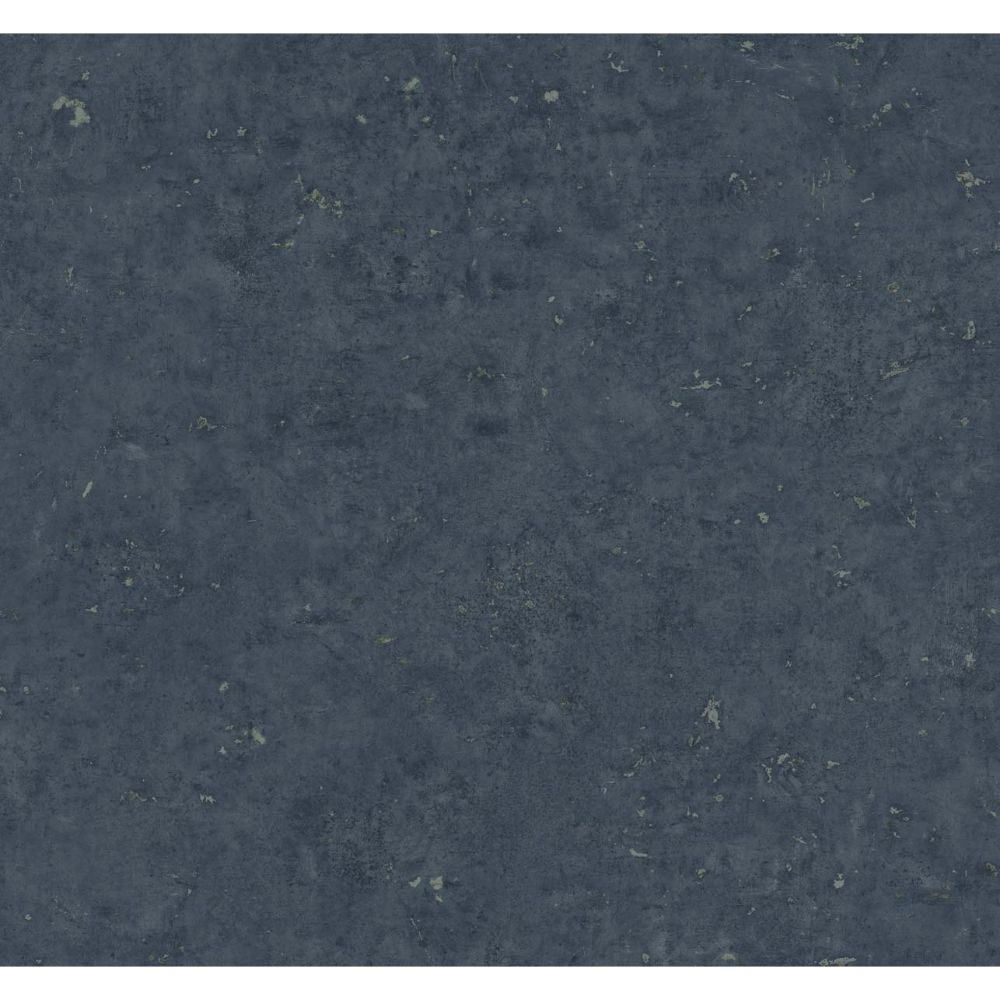 Seabrook Wallpaper TS81202 Cement Faux in Storm Blue & Metallic Graphite